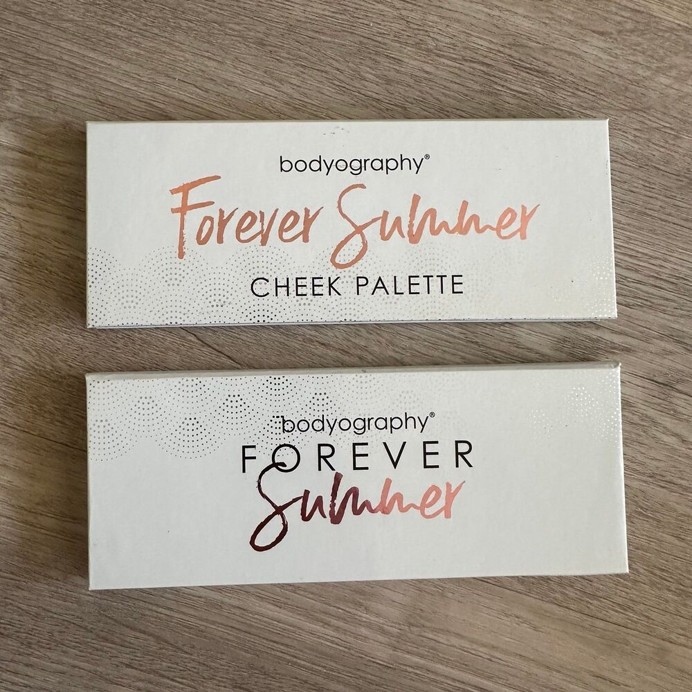 Bodyography Forever Summer Blush & Eyeshadow Palettes with Boxes